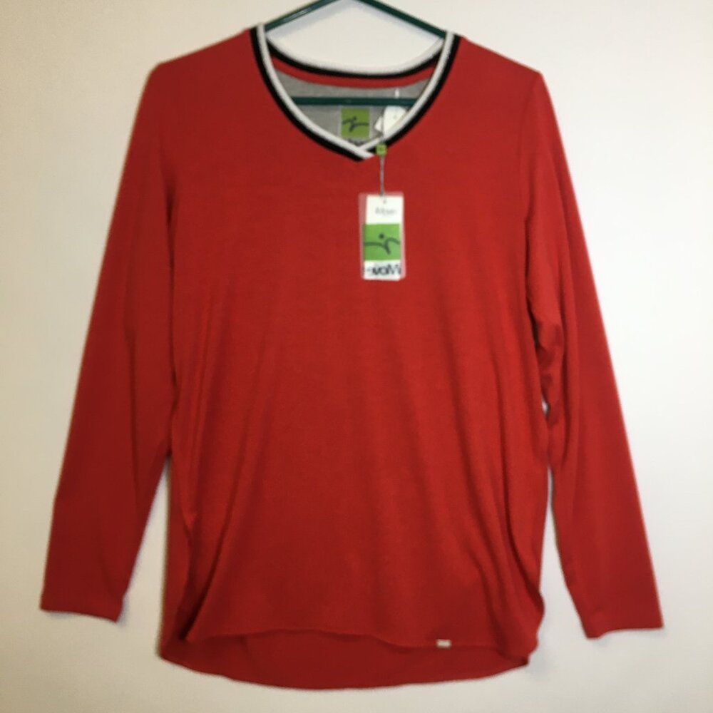 iMove Womens Long Sleeve V-neck Shirt - Small - Pre-owned - ENLU4H